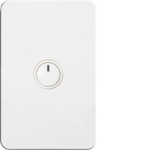 Silhouette Touch Switch 1 Gang LP Vert White with LED