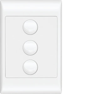 Premiere Switch 3 Gang Vertical 16AX