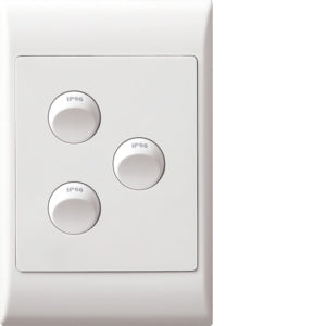 Premiere Switch 3 Gang IPP66 Vert 10A