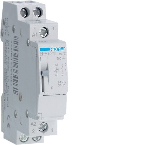 Latching Relay 2P 2N/O 16A 24VAC