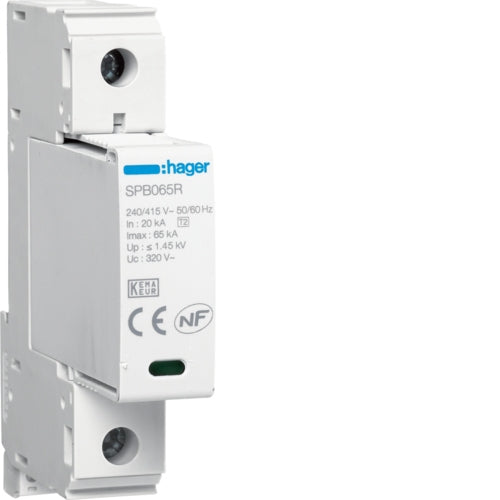 Surge Coarse 1P T1/T2 TNC 65kA Remote contact
