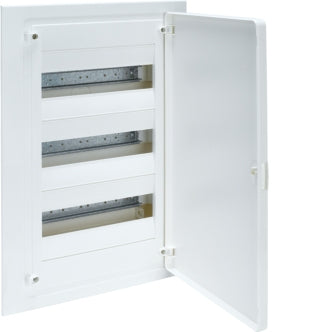 Golf Dist Board 36 Way 3 Row Flush White Door