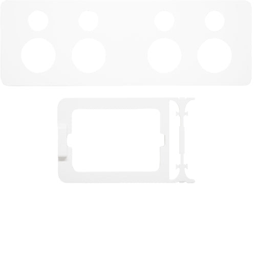 Allure Socket Kit 4Gang Gloss White