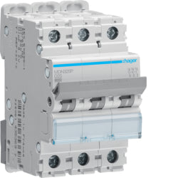 MCB 3P 32A 6kA 3mod D-Curve Residential