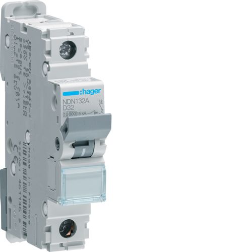 MCB 1P 20A 10kA D-Curve