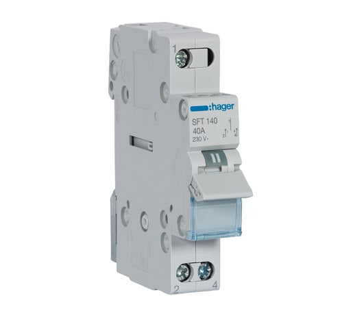 Changeover Switch with Centre Off 1P 40A