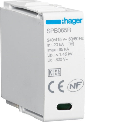 Surge Cartridge L-N In 20kA Imax 65kA