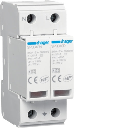 Surge Medium 2P T2 TNS/TT 40kA