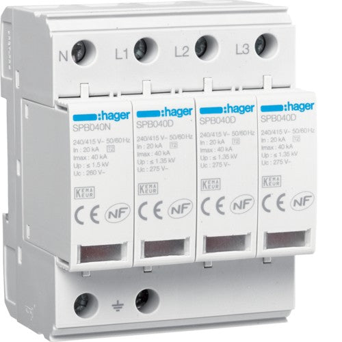 Surge Medium 4P T2 TNS/TT 40kA