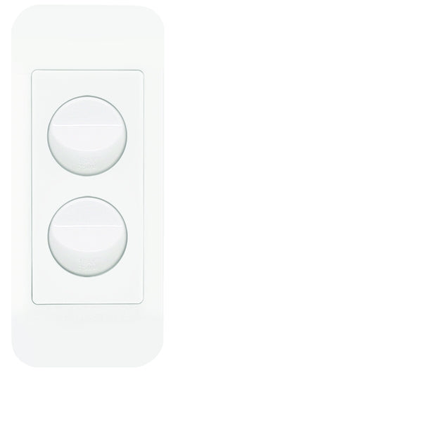 Allure Switch Architrave 16AX Double Matt White