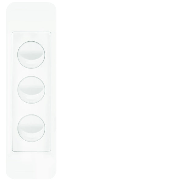 Allure Switch Architrave 16AX Triple Matt White
