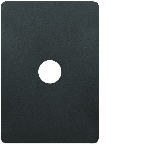 Allure Switch Plate 1Gang Matt Black