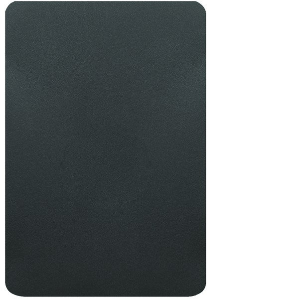 Allure Blank Plate Horiz Matt Black