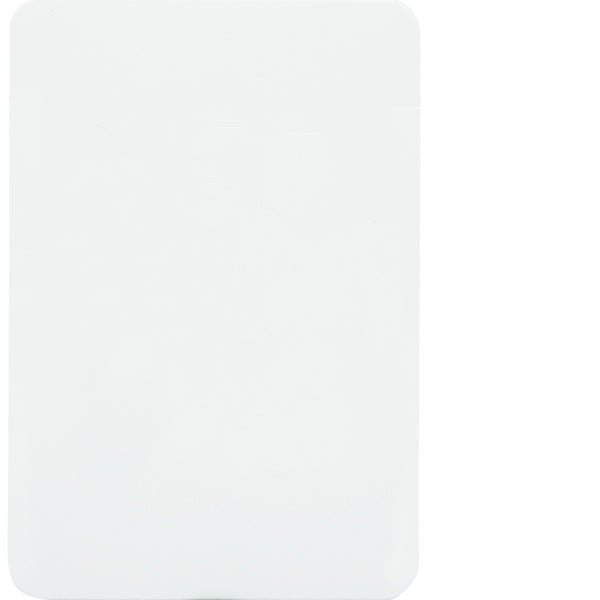 Allure Blank Plate Horiz Gloss White