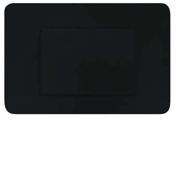 Allure Brush Plate Matt Black