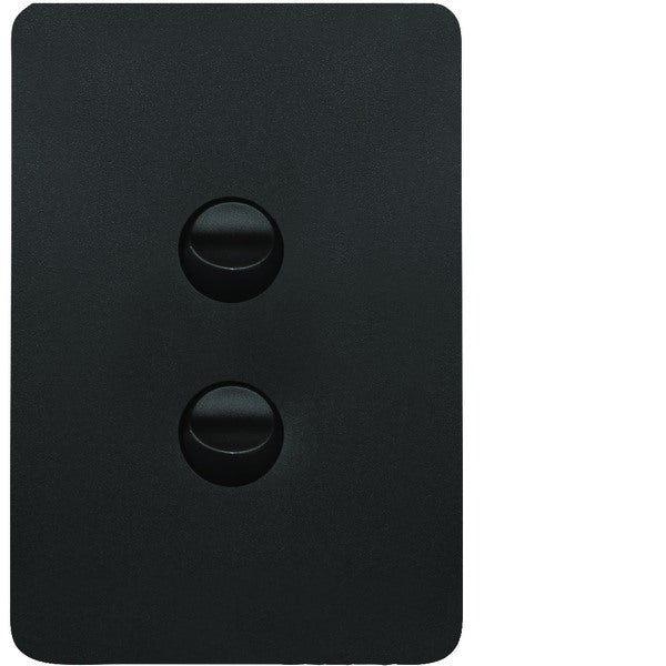 Allure Switch Double Vert 16AX Matt Black