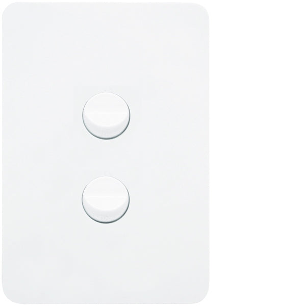 Allure Switch Double Vert 16AX Matt White
