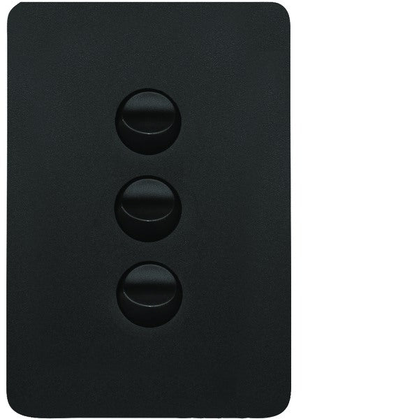 Allure Switch Triple Vert 16AX Matt Black