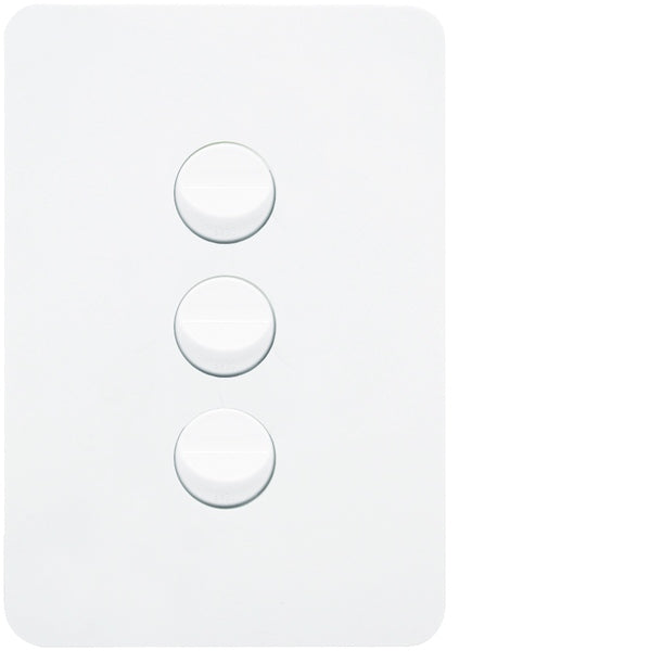 Allure Switch Triple Vert 16AX Matt White