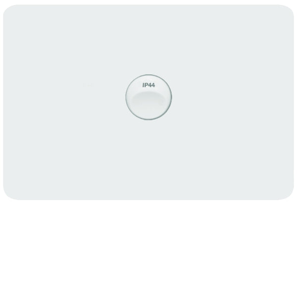 Allure Switch 16AX Single Horiz Gloss White IP44