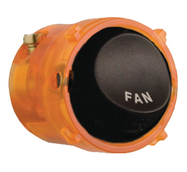 Switch Mech 20A 1Way Only Marked FAN Matt Black