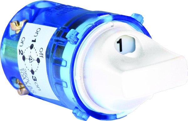 Fan Speed Control Mech 3 Speed 75VA Matt White