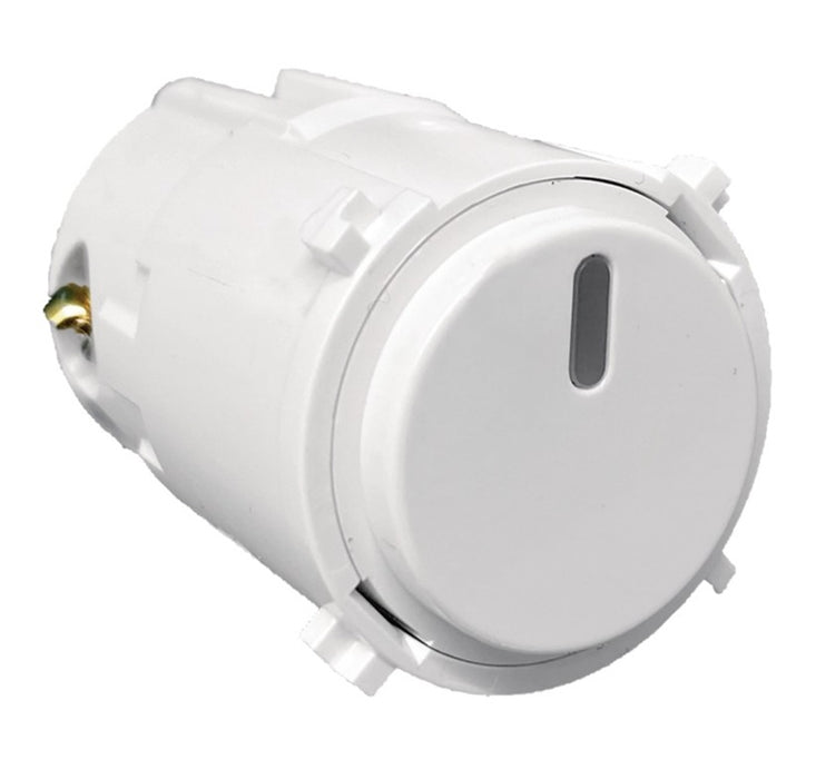 Push Button 10A Flush Tactile Mech Gloss White