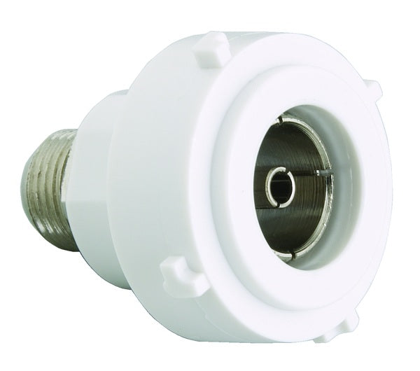 Mech 75 Ohm F Connect to PAL Type Matt White