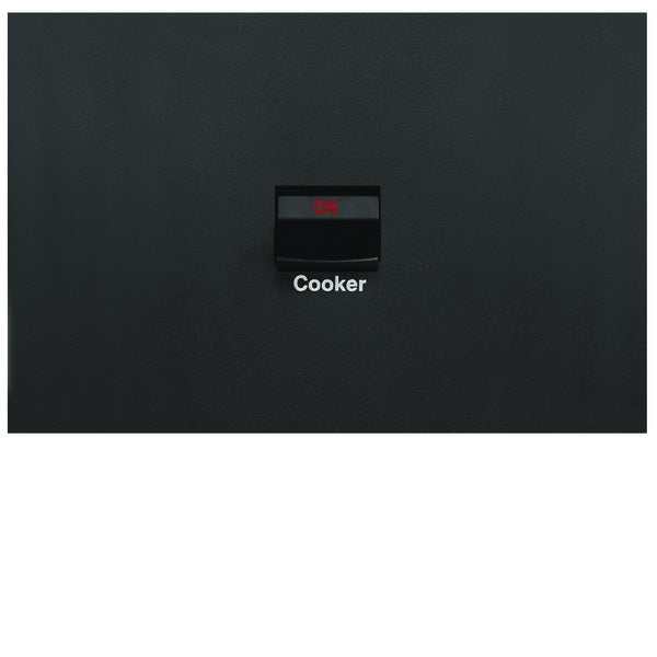 Finesse Cooker Switch 40A 2Pole Horiz Matt Black
