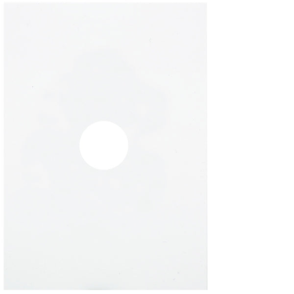 Finesse Switch Cover Plate 1Gang Matt White