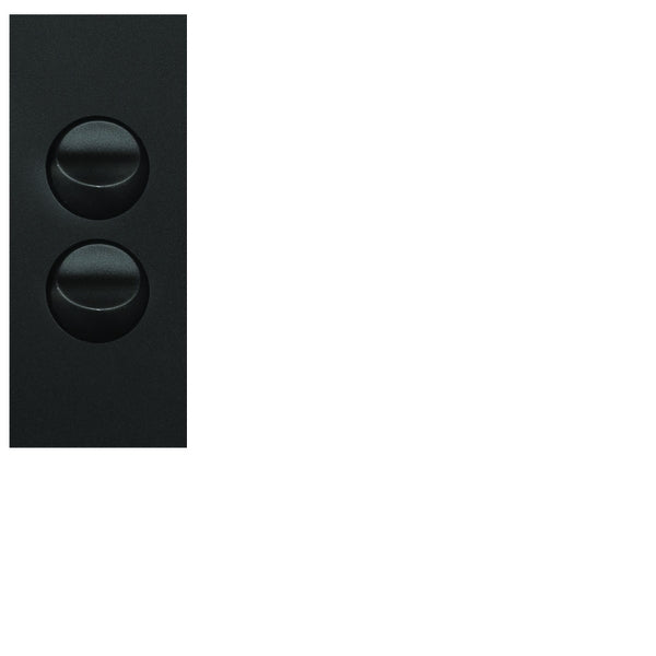 Finesse Switch Architrave 16AX Double Matt Black