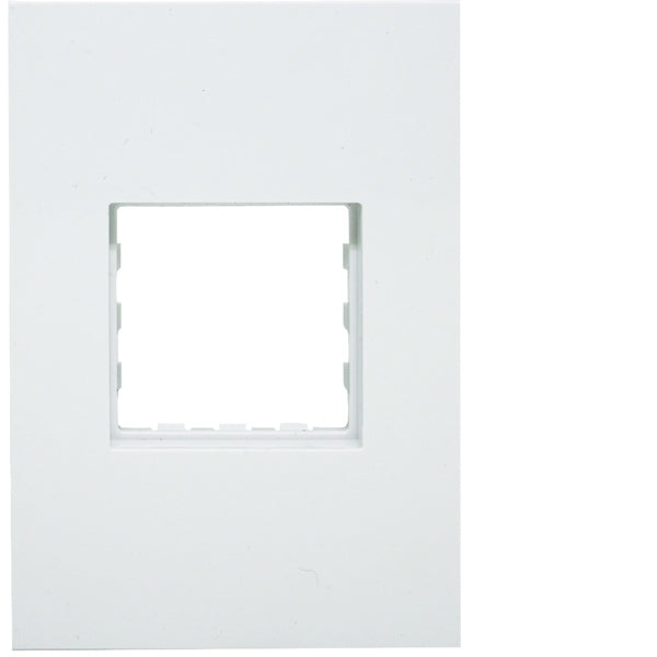 Finesse Accommodation Plate 2Module Gloss White