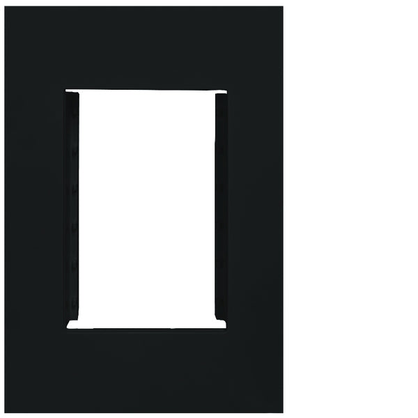 Finesse Accommodation Plate 3Module Matt Black