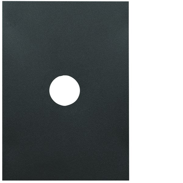 Finesse Switch Plate 1Gang Matt Black