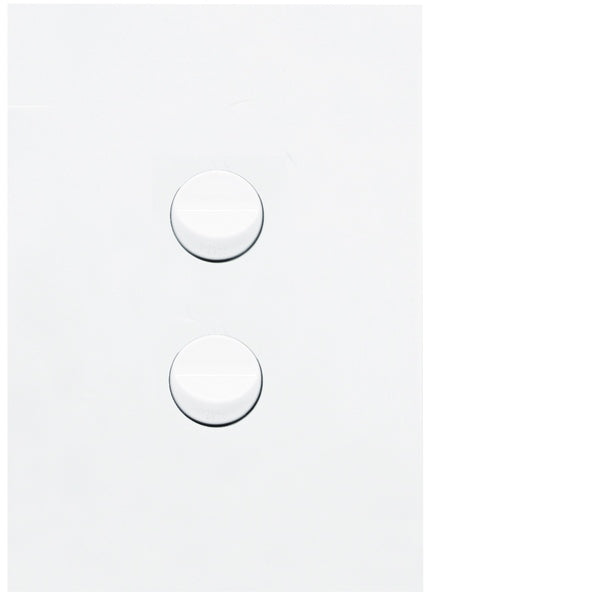 Finesse Switch Double Vert 16AX Gloss White