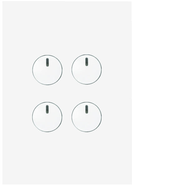 Finesse Switch 4Way Press Mechs Gloss White