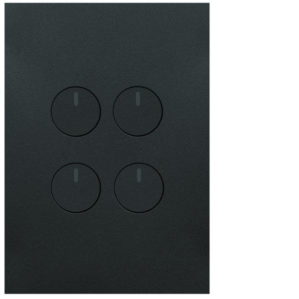 Finesse Switch 4Way Press Mechs Matt Black