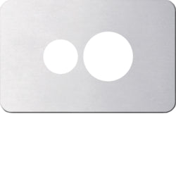 Silhouette Cover Plate Switched Socket Sgl Horiz White