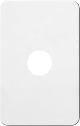 Silhouette Cover Plate LP 1 Gang Vertical Matt White