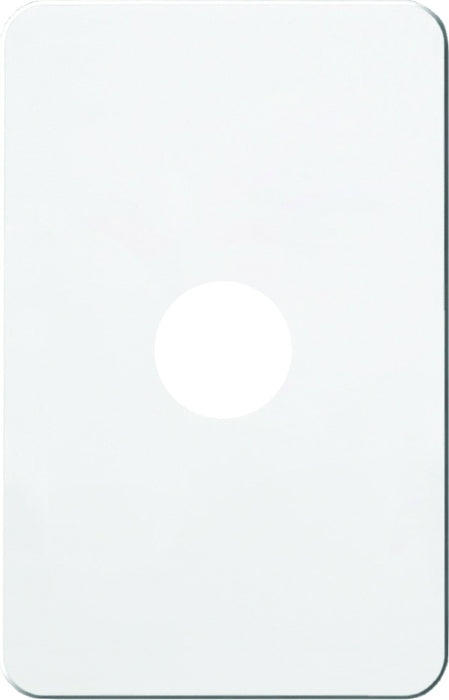 Silhouette Cover Plate LP 1 Gang Vert White