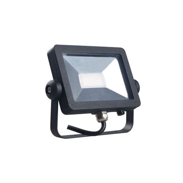 Ext Floodlight IP65 10W 240V WW Black