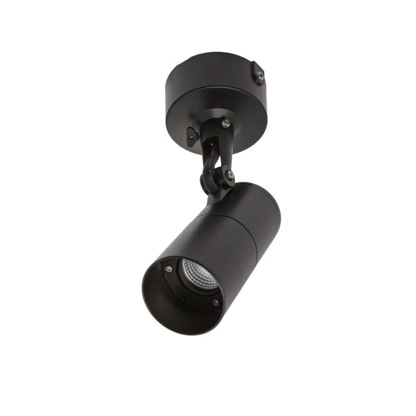 Ext Spot Tilt Rotate 9W Warm White Black