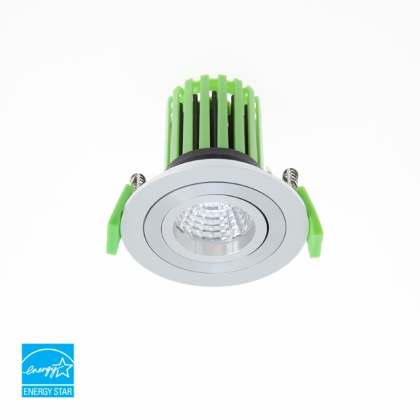 Downlight Round Tilt Rotate 10W CC 260mA UID Dim Br Al