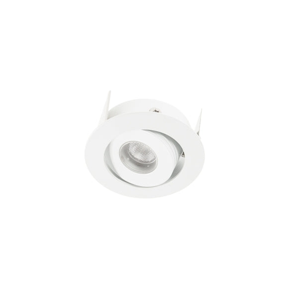 Cabinet Tilt Rnd 1.2W WW White CC 350mA 60Deg