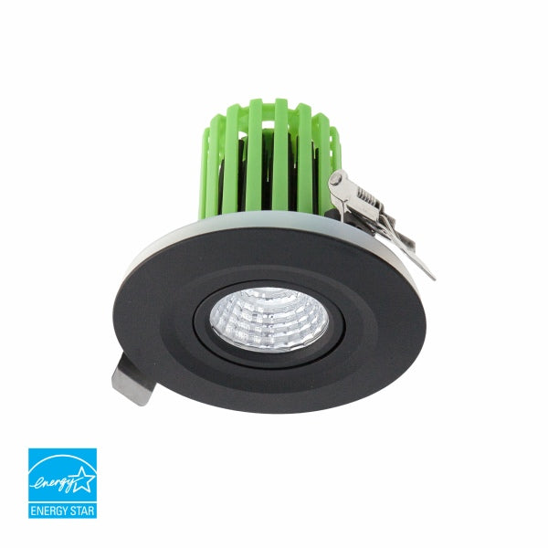 Ext Downlight Tilt 12W UID Dim Dri 260mA CC WW Black