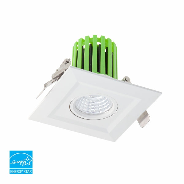 Ext Downlight Sq Tilt 12W Dim UID 260mA CC WW Wh