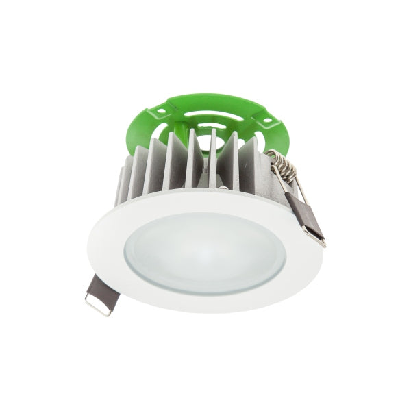 Ext Downlight Fixed Round 13W WW 350mA CC White