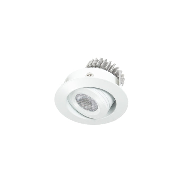 Cabinet Tilt Round 3W WW 700mA CC White