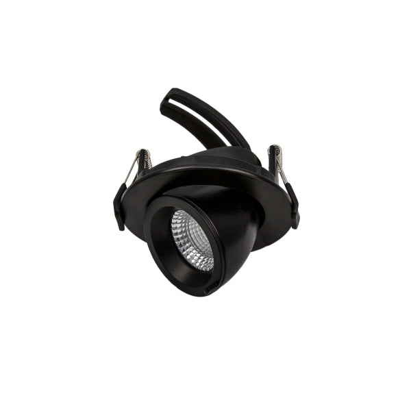 Mini Recess Tilt Rotate 7.5W 5000mA CC WW Black