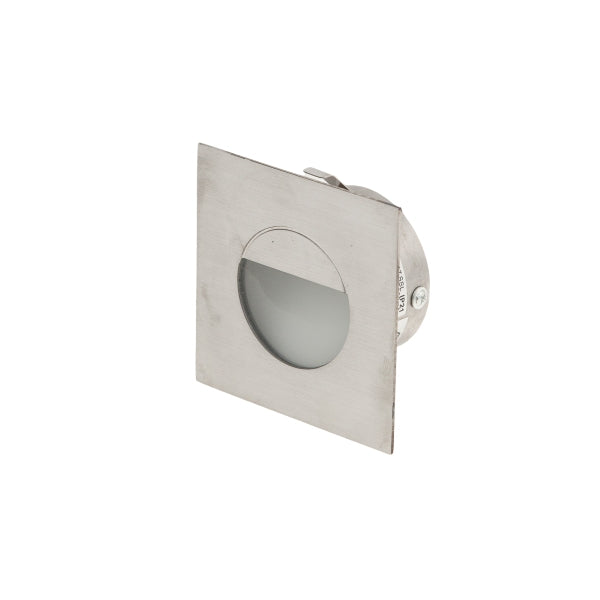 Stair Tread Square 1.2W 350mA CC Rec Br S/Steel